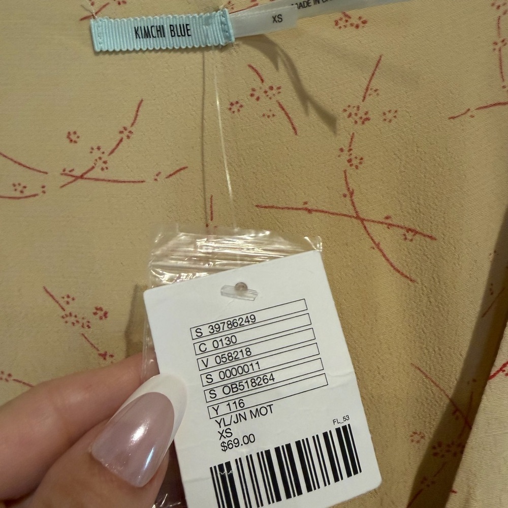 Urban Outfitters Beige Button-Down Midi Dress - Picture 4 of 5